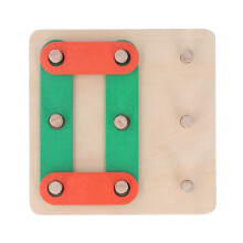 Kids Wooden Puzzle Board Game Educational Early Learning Puzzle Board Toy for Boys Girls