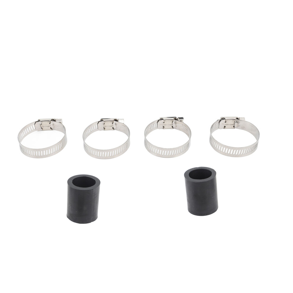 2Pcs 1In High Temp Pipe Clamps Connector Sturdy Exhaust Pipe Clamps Connector For Banshee 1987 To 2006 Black 8071314547361