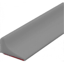 (Gray) 2m Shower Threshold Water Barrier, Wet Room Bathroom Kitchen Floor Water Dam, Shower Tray Sealing Strip