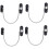 (Black) 4 Pcs Window Restrictor Locks Window Restrictors Baby Security Window Locks Window Locks Door Locks - JA 1