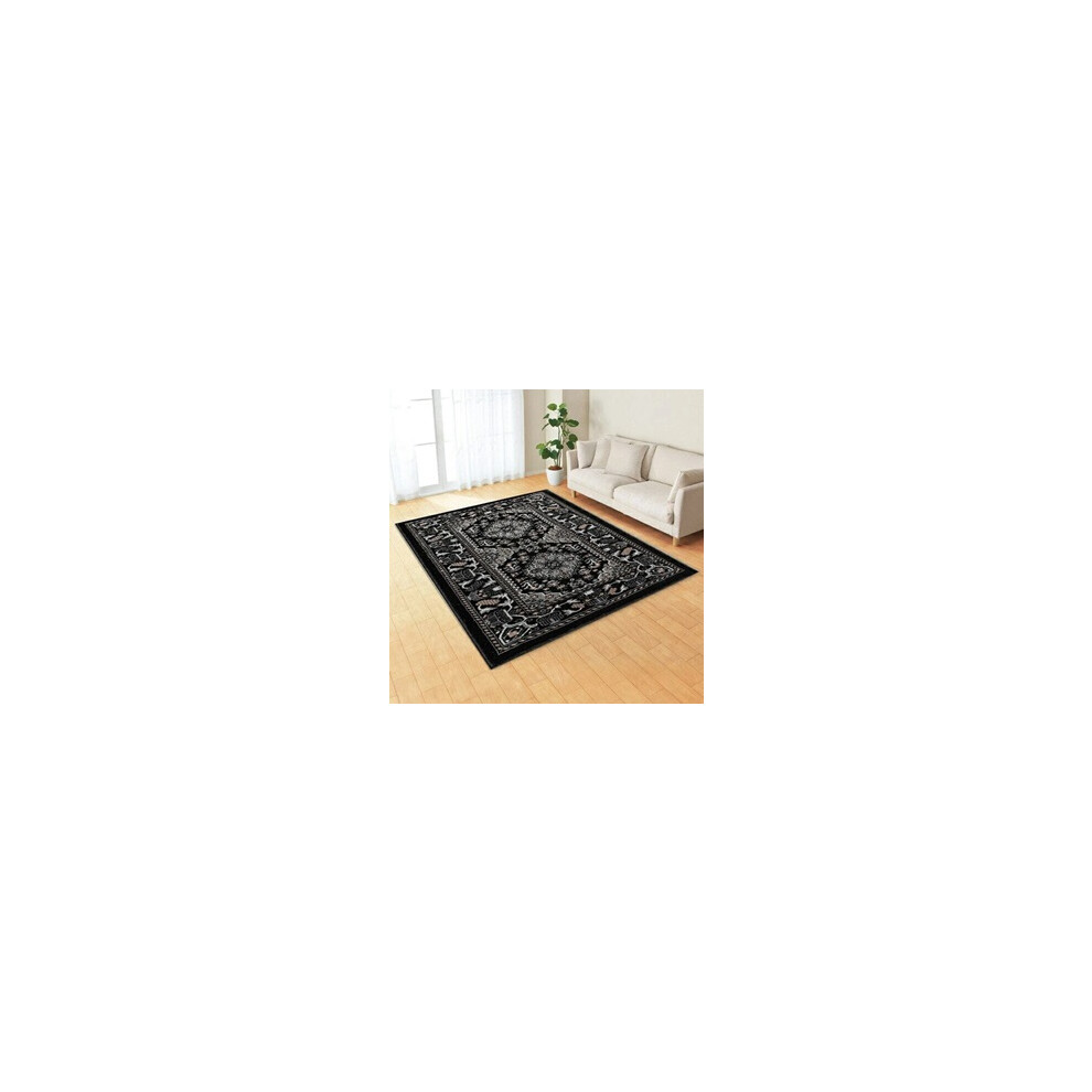 (Black , 60 x 110 cm) Bedroom Living Room Traditional Rugs Runner Carpet-image-OPC-PHQWBVY-NEW