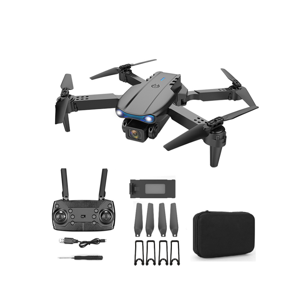 E99 Pro Foldable Drone With 4K Dual Camera Â Fpv Wifi 1080P/4K, 3 Flight Speeds, Real-Time App Video, 80Â100M Range 9131540754434