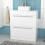 NES Home Nes Home 800mm White Basin Vanity And Rectangle Counter Top Basin Sink Unit 2