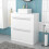 NES Home Nes Home 800mm White Basin Vanity And Rectangle Counter Top Basin Sink Unit 1