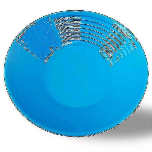 (Light Blue) Gold Pan Basin Nugget Mining Dredging Prospecting Sifting Panning 385x80mm - JA 2