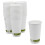 URBN Living (100) Paper Coffee Cups 16oz White Compostable Takeaway 7