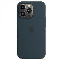 (Abyss Blue) Silicone Case With Magsafe For Iphone 13 Pro Phone Case