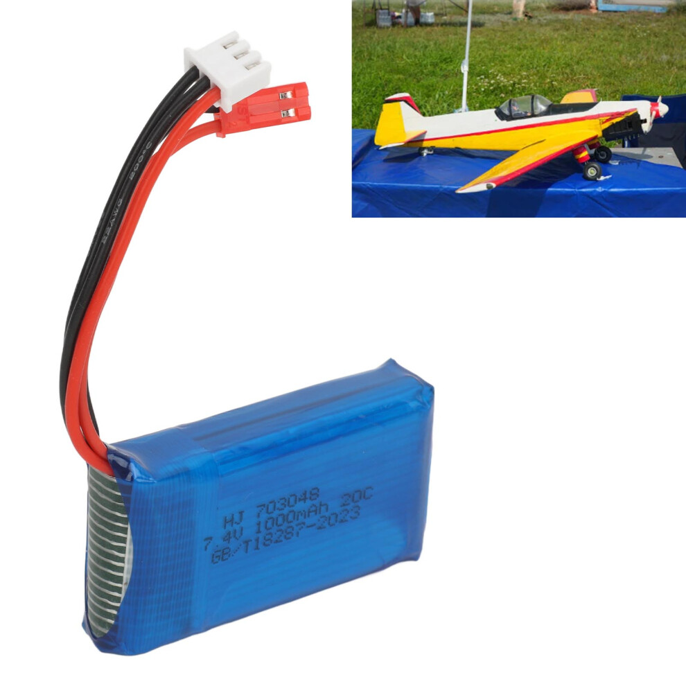 Drone Lithium Battery Replacement 1000Mah 7.4V For Wltoys V912 Remote Control Quadcopter Aircraft 7901314567780