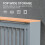 BELOFAY Grey Radiator Cover | Stylish & Compact 6