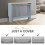 BELOFAY Grey Radiator Cover | Stylish & Compact 4