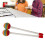 Kids Drumsticks 2 Pcs Bright Colour Plastic Easy Grip Hand Percussion for Kids 12