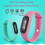 (sky blue) LCD Wrist Watch Pedometer Sports Step Distance Calorie Counter Bracelet 4