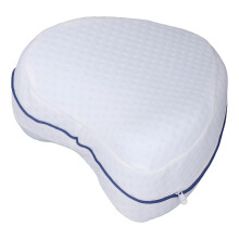 Pregnant Women Knee Pillow Heart Shaped Relieve Fatigue Leg Support Memory Foam Pillow Blue