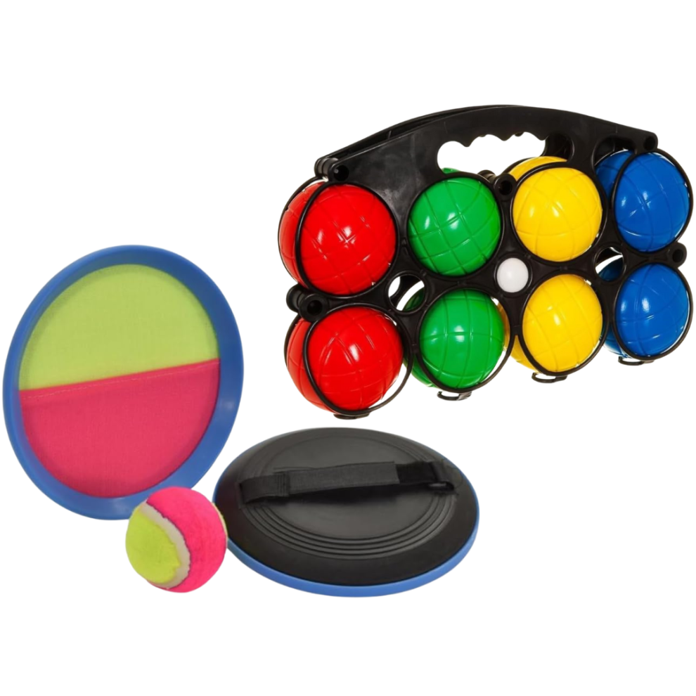 Photos - Other Toys Boules And Catch Ball With Paddles, Outdoor Games BASC002
