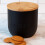 URBN-CHEF (Biscuit) Black Storage Airtight Container Jar Set with Bamboo Lid 3