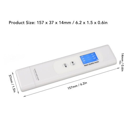 6 in 1 Portable Water Quality Detector Water Quality Testing Meter TDS COD TOC UV275 EC TEMP Meter 1