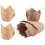 50 τεμάχια θήκες για cupcakes Tulip, χαρτί ψησίματος Tulip, χρώμα δέρματος αγελάδας 7