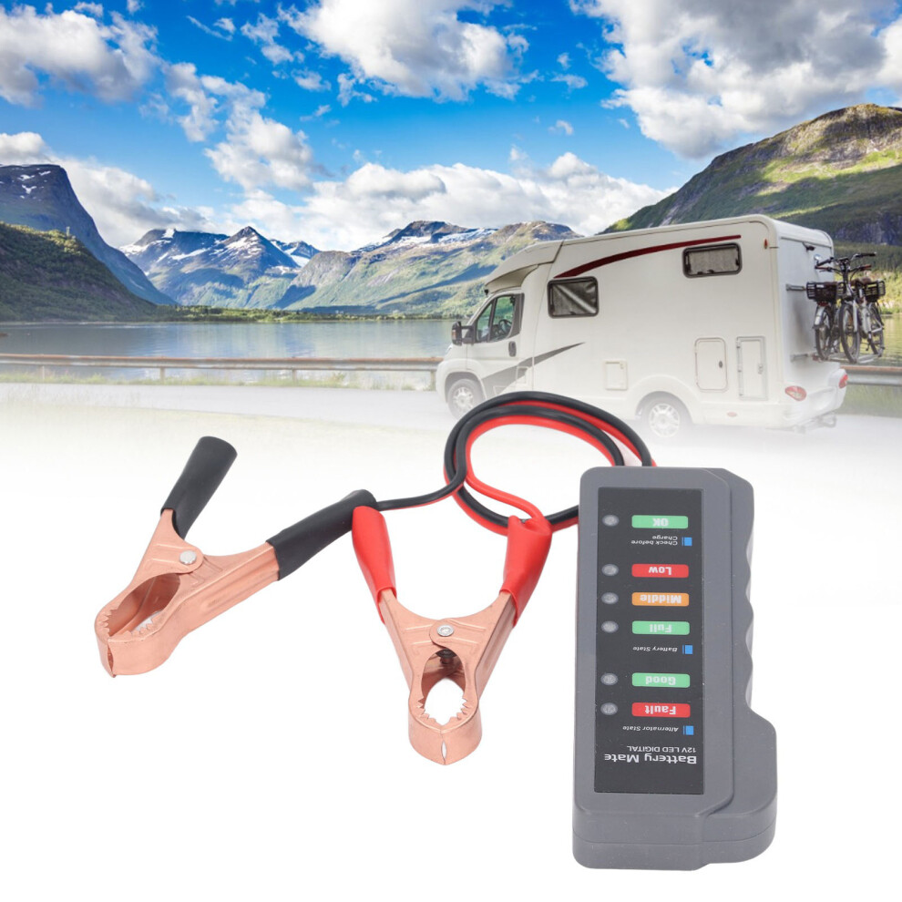 Car Battery Tester 12V Alternator Test Automobile Auto Check Voltage Detection Tool 8461314584785