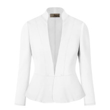 Blazer da ufficio super comodo da donna JK1135 1073T bianco S