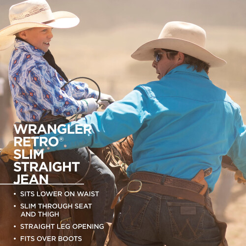 Wrangler Wrangler Παιδικό Σαλοπέτα Slim Fit Straight Leg, Roughhouse 2