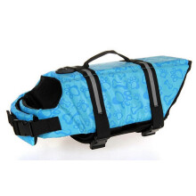 (As show, One size) Dog life Jacket Safer Vest Swimming Jacket Flotation Float life Jacket