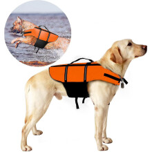 (As show, One size) Premium Dog Life Jacket - Dog Life Jacket - Adjustable In Size