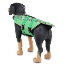 (As show, One size) Dog Life Jacket Pet Life Jacket Adjustable In Size Dog Supplies Pet Swimsuit Life Jacket
