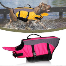 (As show, One size) Canine Life Jacket Reflective Dog Life Jacket Ripstop Dog Life Jacket Dog Life Jacket With Strong Buoy