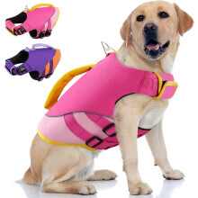 (X-Large, One size) Dog Life Jacket,Dog Life Vest for Swimming Boating,Life Jackets for Small Dogs,Ripstop Pet Life Vests with Strong Rescue