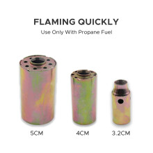 Propane Torch Head for Weed Removal Heating Thawing Waterproofing Ice Melting Hair Removal Disinfection