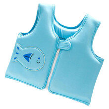 (As show, One size) Swim Stup for Kids Life Jacket, Comfortable Pearl Cotton, Buoyancy Aid Vest Blue