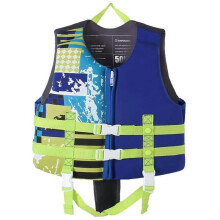 (As show, One size) life jacket, floatation jackets for children with adjustable belt and zipper for boys girls swimming lesson(B,S (34 Years Old))