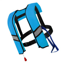 (As show, One size) Adult Life Jacket, Snorkel Vest for Adults, Classic Life Jacket, Rowing Vest, Portable Nylon Life Jacket, Snorkel Vest with Function Blau 2