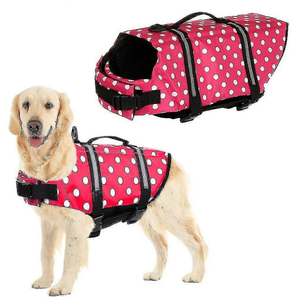 Photos - Life Jacket Kikidex Dog , Adjustable Doggie Pet Life Preserver With High Buoyancy Dog Lifesaver-26 (Blue, XL)