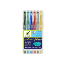 Living in Color Premium Color-Flow Glitter Gel Pen Ett viktigt verktyg fr vuxenfrgning p livlig frgmetallik