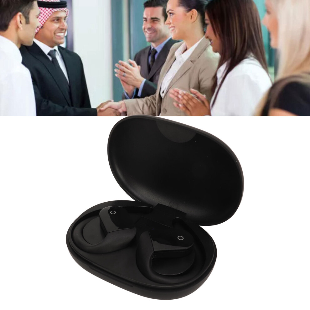 Language Translator Earbuds Support 144 Online Translations Bluetooth 5.3 Wireless Translator Device Black 4901314595779