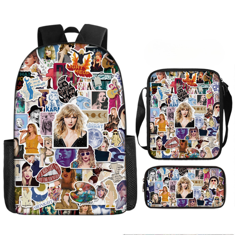 (L, Shoulder bag) Taylor Swift Taylor Swift primary school student schoolbag children's cartoon backpack anime backpack shoulder bag-image-OPC-PHQXH5F-NEW