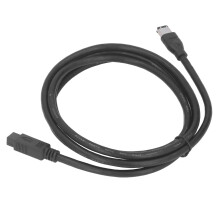 IEEE1394 Firewire DV Cable 800Mbps 9 Pin to 6 Pin Male to Male Firewire DV Cable for Camcorder Digital Camera Printer Scanner 5.9ft