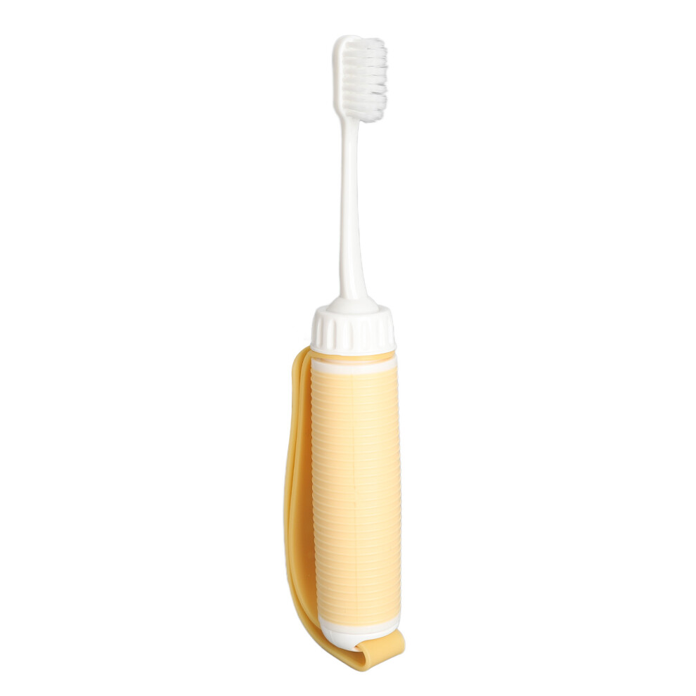 Silicone Auxiliary Toothbrush Adjust Strap Prevent Slip Easy Hand Grip Toothbrush for Elderly
