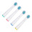 4pcs Soft Bristle Replacement Head for D10 D16 D12 5