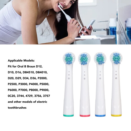 4pcs Soft Bristle Replacement Head for D10 D16 D12 2