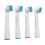4pcs Soft Bristle Replacement Head for D10 D16 D12 10