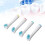 4pcs Soft Bristle Replacement Head for D10 D16 D12 15