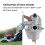Carburateur pour débroussailleuse Robin NB411 BG411 49CC 7