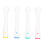 4Pcs Soft Bristle Heads for D12 D10 D16 DB4510 ABS 12