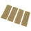 4Pcs Hook and Loop Patch Nylon Hook and Loop Molle Attachment Pad for Training Vest Hunting Shooting Games Khaki 10