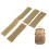4Pcs Hook and Loop Patch Nylon Hook and Loop Molle Attachment Pad for Training Vest Hunting Shooting Games Khaki 13