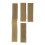 4Pcs Hook and Loop Patch Nylon Hook and Loop Molle Attachment Pad for Training Vest Hunting Shooting Games Khaki 6