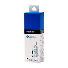 Hojas de transferencia de tinta infusible Cricut - 11,4 x 30,5 cm - Azul verdadero - Para la prensa de tazas Cricut Explore Air 2