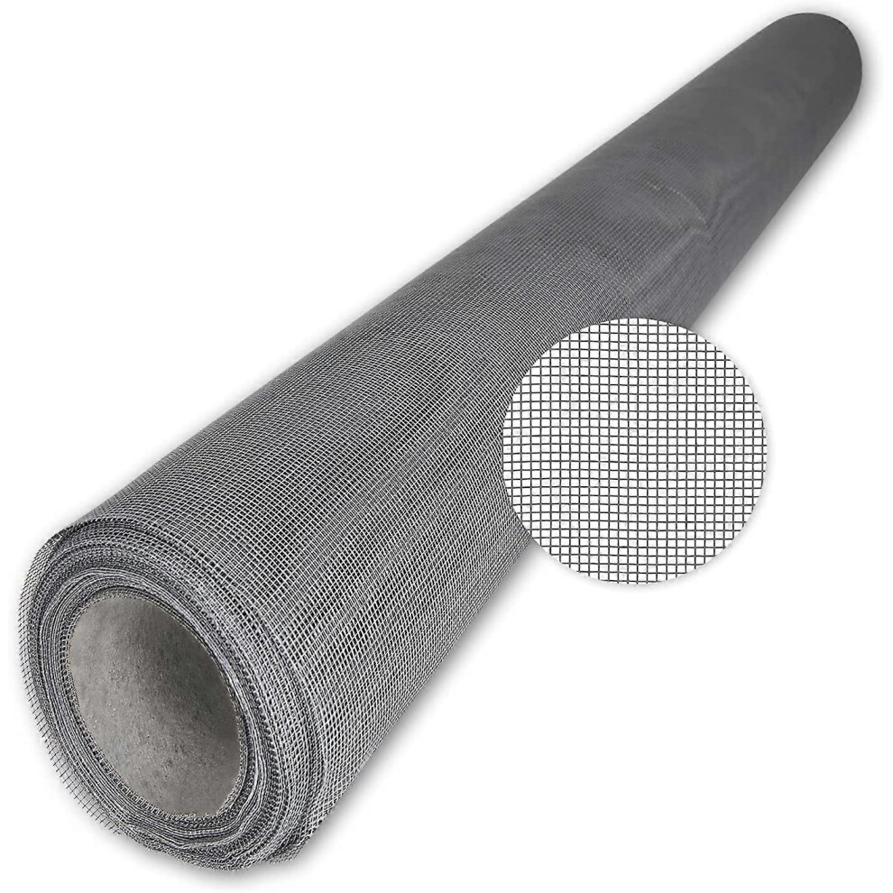 (As show, One size) Custom Window Mosquito Net 1.2 x 5m, Anti-Insect Anti-Fly Net, Mosquito Net with Super Protection, Mesh Sold by the meter - gray